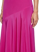Silk Crêpe de Chine Maxi Dress