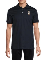 Custom-Slim-Fit Polo Bear Piqué Shirt