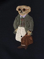 Custom-Slim-Fit Polo Bear Piqué Shirt