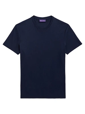 Interlock Cotton Crewneck T-Shirt