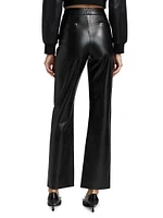 Imani Leather-Blend Pants