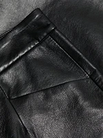 Imani Leather-Blend Pants