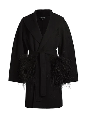 Marie Shawl Wool Coat