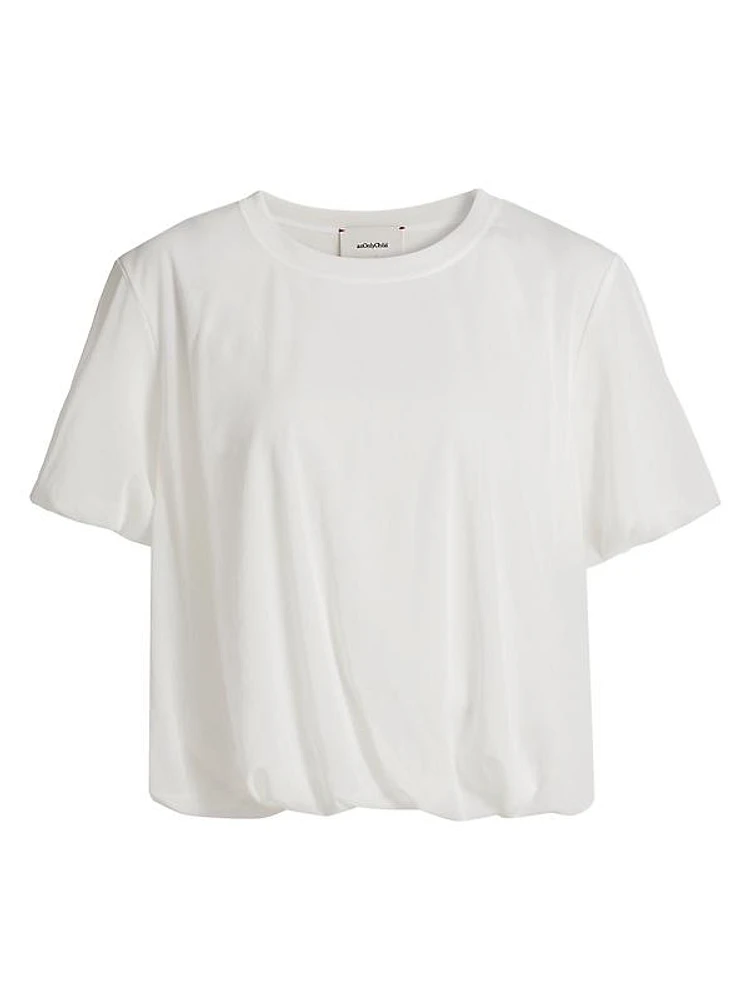 Victoria Elastic Hem Top