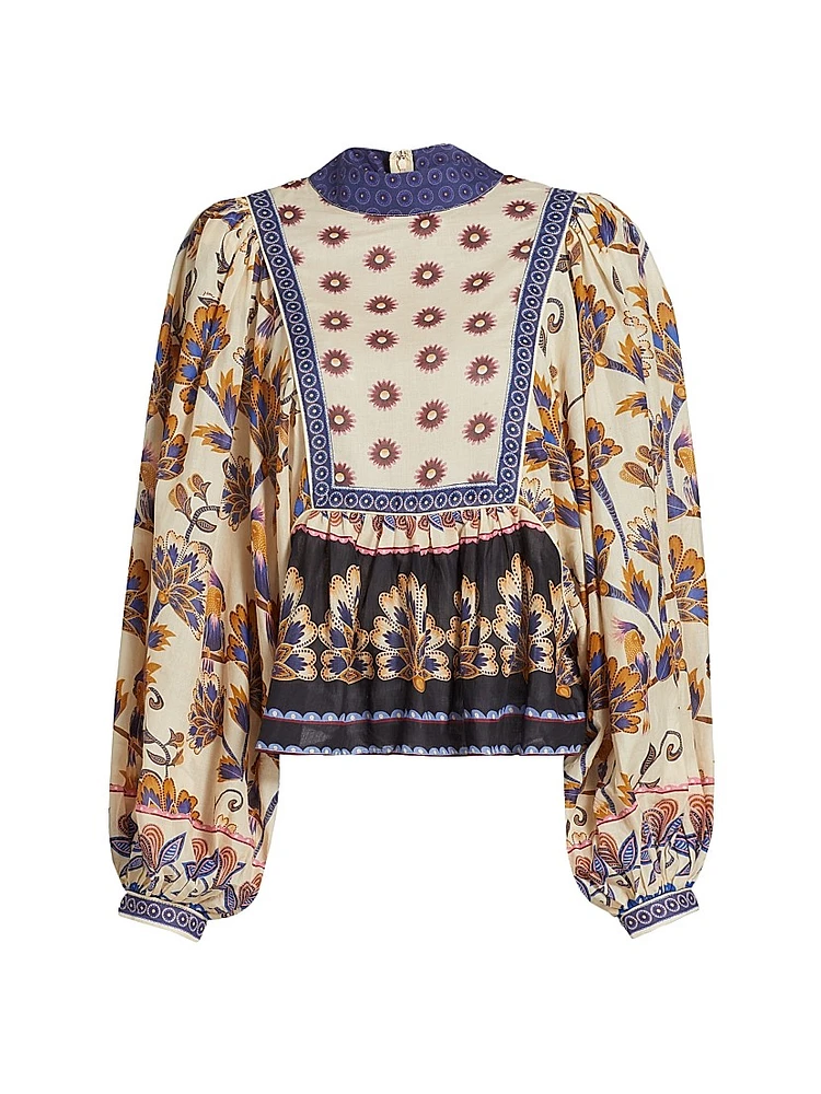 Ainika Floral Cotton Blouse