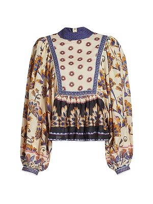 Ainika Floral Cotton Blouse
