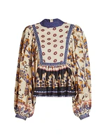 Ainika Floral Cotton Blouse