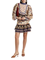 Ainika Floral Cotton Blouse