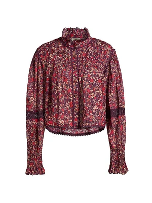 Chelsea Floral Cotton Blouse