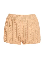 Molly Cable Knit Shorts