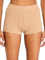 Molly Cable Knit Shorts