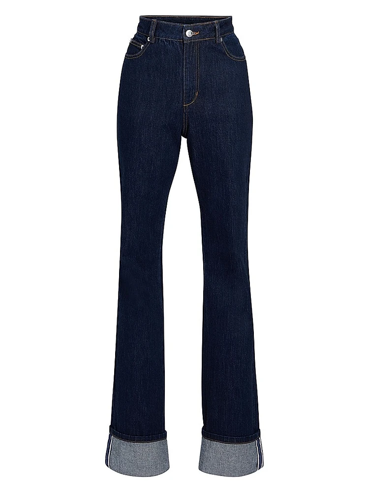 Ashton High Rise Slim Flare Jeans