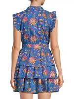 Bimba Floral Tiered Minidress