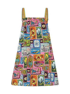 Printed Short Sundress