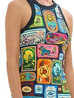 Tin Jersey Tank Dress