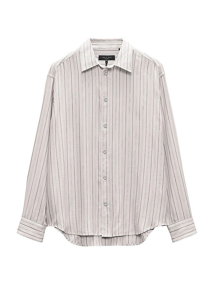 Matthew Striped Button-Front Shirt