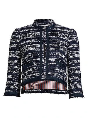 Melangé Tweed Cardigan