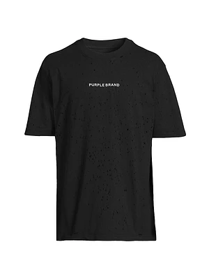 Logo Cotton Crewneck T-Shirt