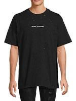 Logo Cotton Crewneck T-Shirt
