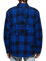 Plaid Cotton Flannel Shirt