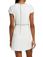 Sophie Embellished Bow Minidress