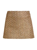 Rubi Tweed Micro Miniskirt