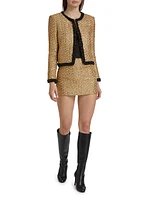 Rubi Tweed Micro Miniskirt