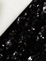 Sibella Sequined Bow Minidress