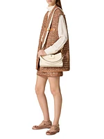 Glaze Tweed Light Miniskirt