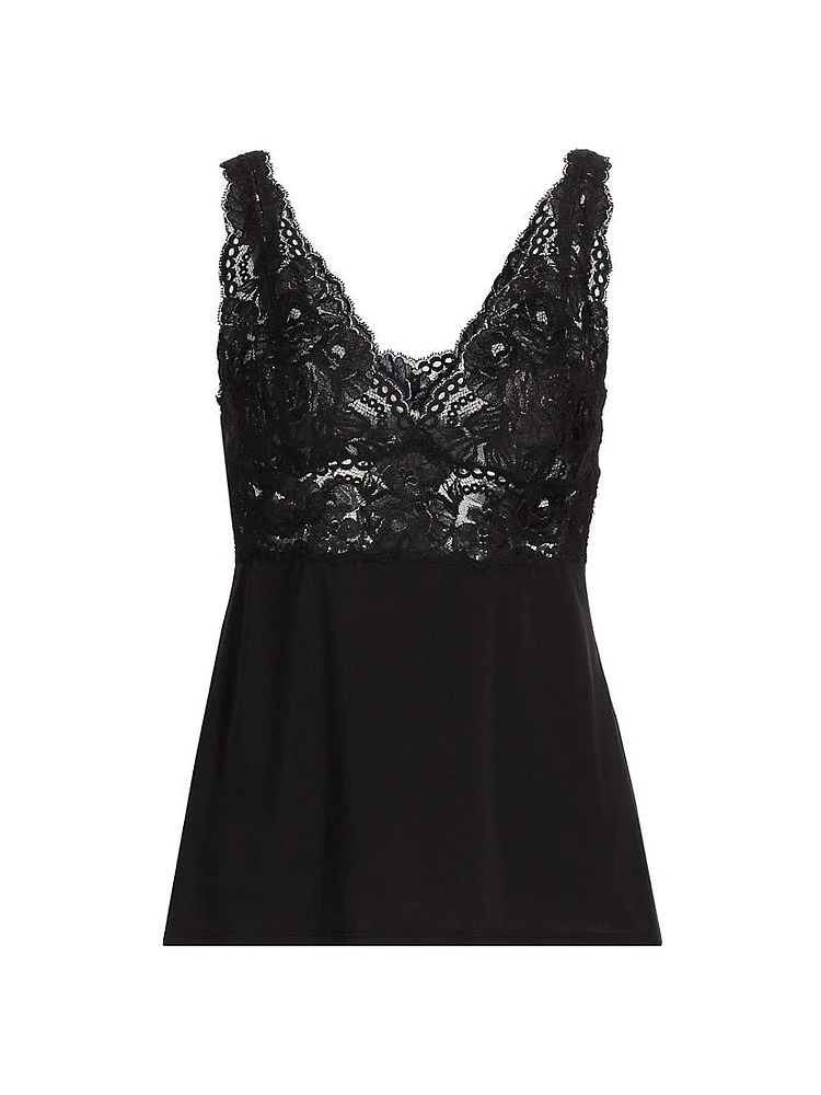 Imagine Jersey-Lace Camisole