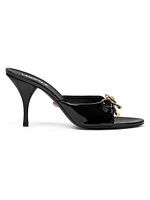 Opera Bow 85MM Patent Leather Mules