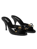 Opera Bow 85MM Patent Leather Mules