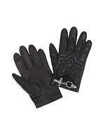 Lanvin x Future Quilted Leather Gloves