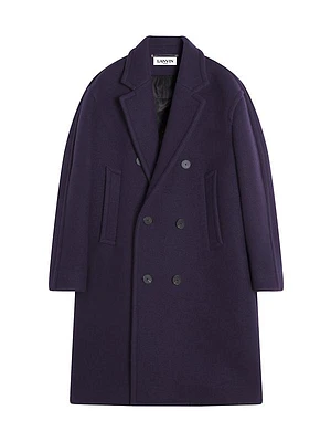 Oversized Double-Breasted Coat
