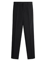 Cigarette Trousers with Satin Side Bands