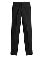 Cigarette Trousers with Satin Side Bands
