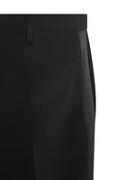 Cigarette Trousers with Satin Side Bands