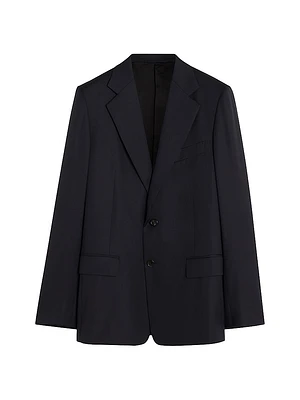 Single-Breasted Flap Pockets Jacket