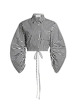 Raquel Striped Cotton Top
