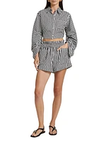 Raquel Striped Cotton Top