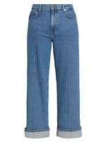 Delano Cuffed Wide-Leg Jeans