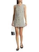 Tropez Plaid Sleeveless Minidress