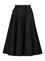 Re-Nylon Pleated Skirt