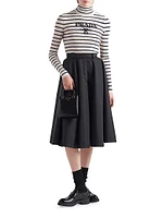 Re-Nylon Pleated Skirt