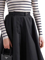 Re-Nylon Pleated Skirt