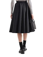 Re-Nylon Pleated Skirt