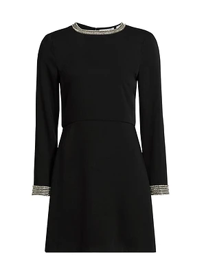 Tala Embellished-Trim Minidress
