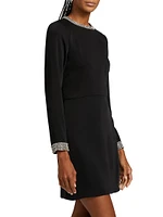 Tala Embellished-Trim Minidress