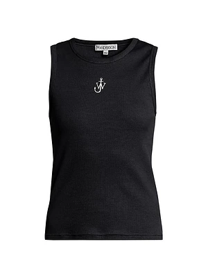 Anchor Ribbed Cotton Tank