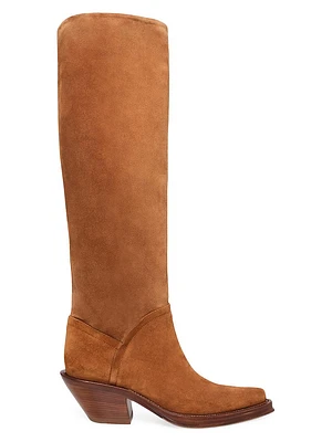 Camero 50MM Suede Knee-High Boots